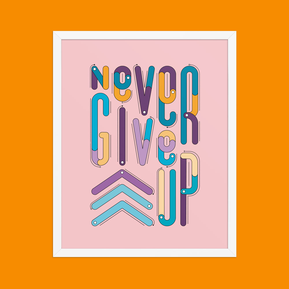 NEVER GIVE UP - Image 6