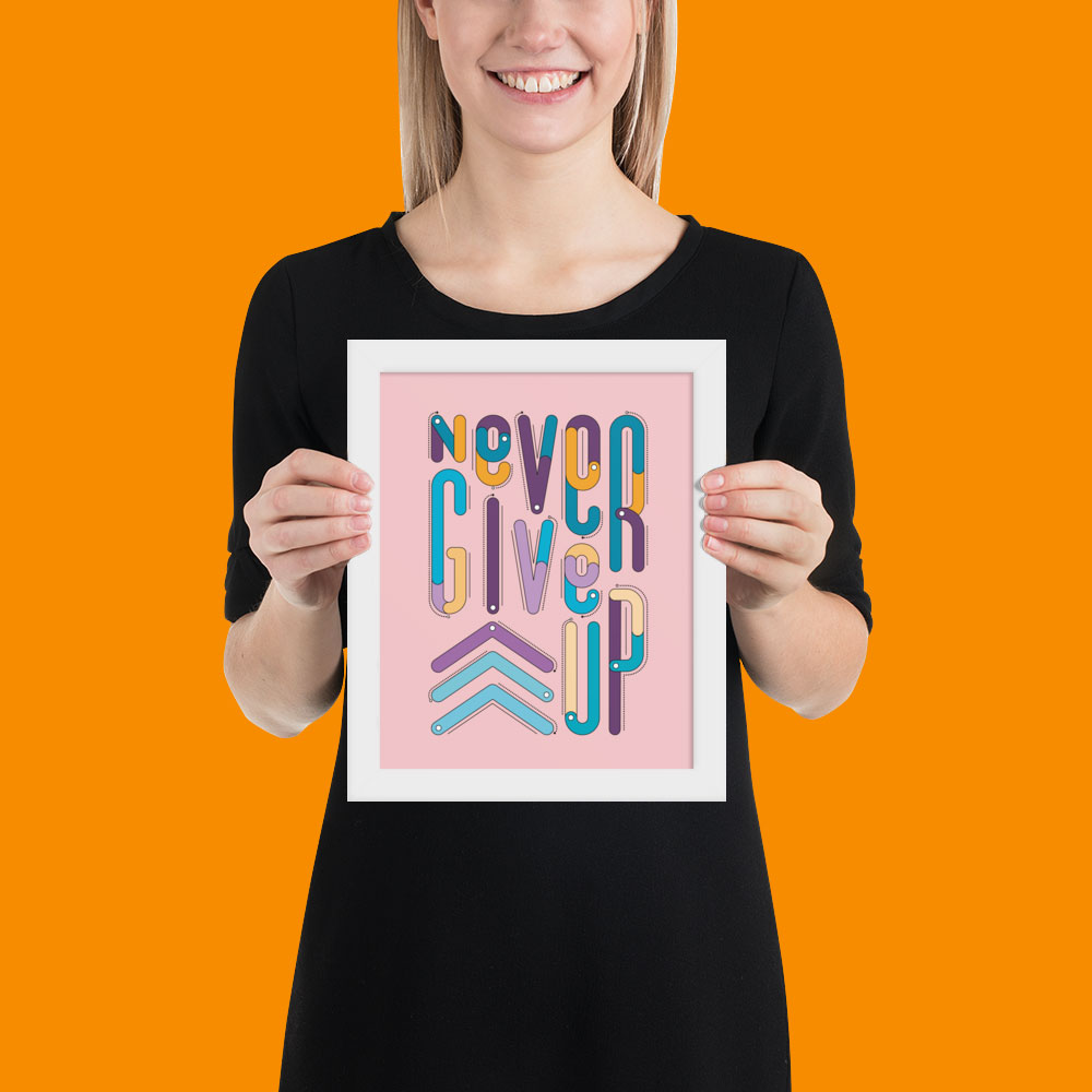 NEVER GIVE UP - Image 2