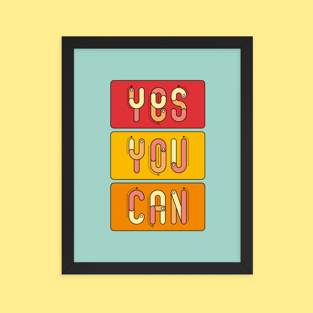 Wall art print hanging