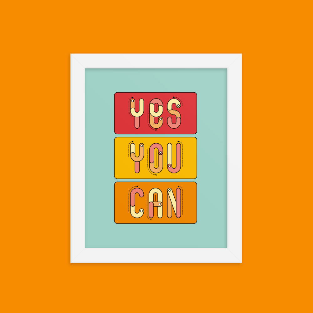 Wall art print hanging